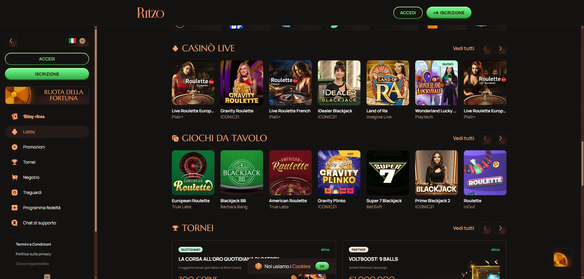 Ritzo Casino licenza Curaçao — sicurezza e legalità 2026